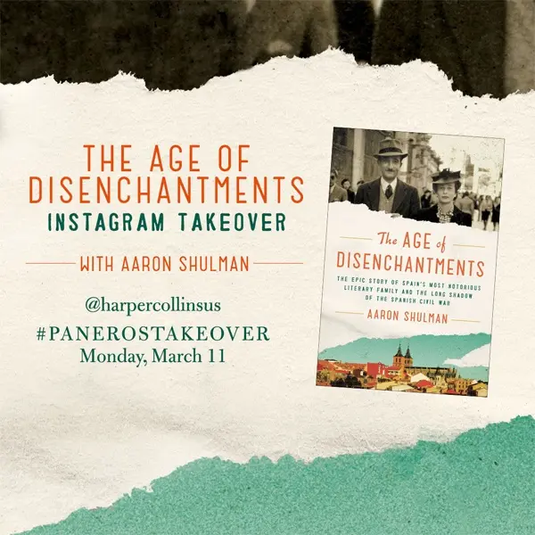 Instagram takeover for The Age of Disenchantments by Aaron Shulman
